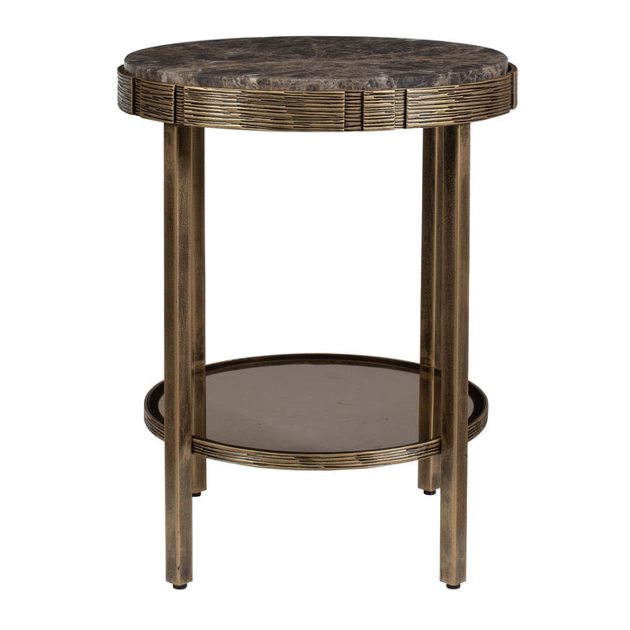Uttermost - 50345 - Accent Table - Cusano - Antique Brass