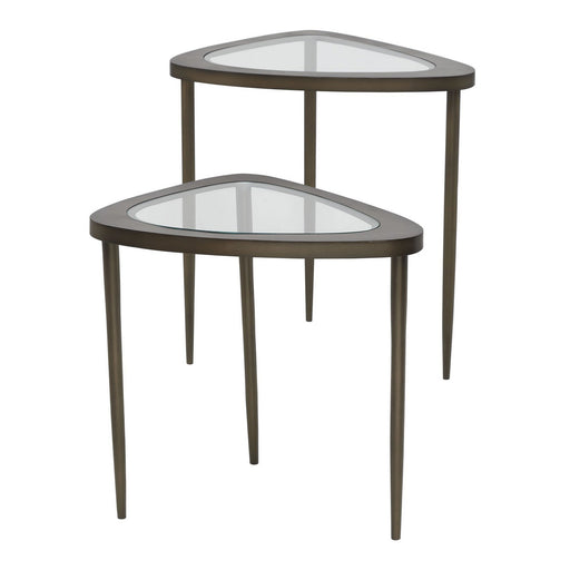Uttermost - 50346 - Nesting Tables, S/2 - Millar - Antiqued Brass