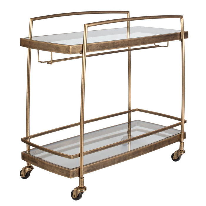 Uttermost - 50349 - Bar Cart - Scarritt - Antique Brass