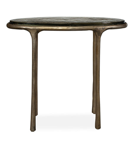 Ata Accent Table Antique Brass