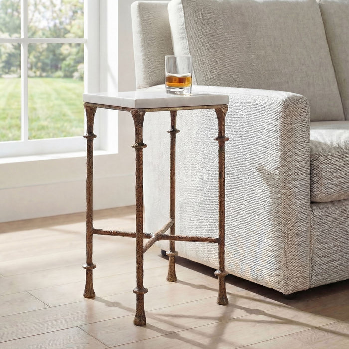 Uttermost - 50640 - Accent Table - Penelope - Antique Brass