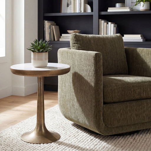 Gianno Side Table Antique Brass