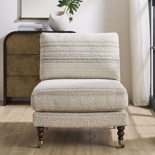 Chatsworth Chair Warm Walnut With Brass