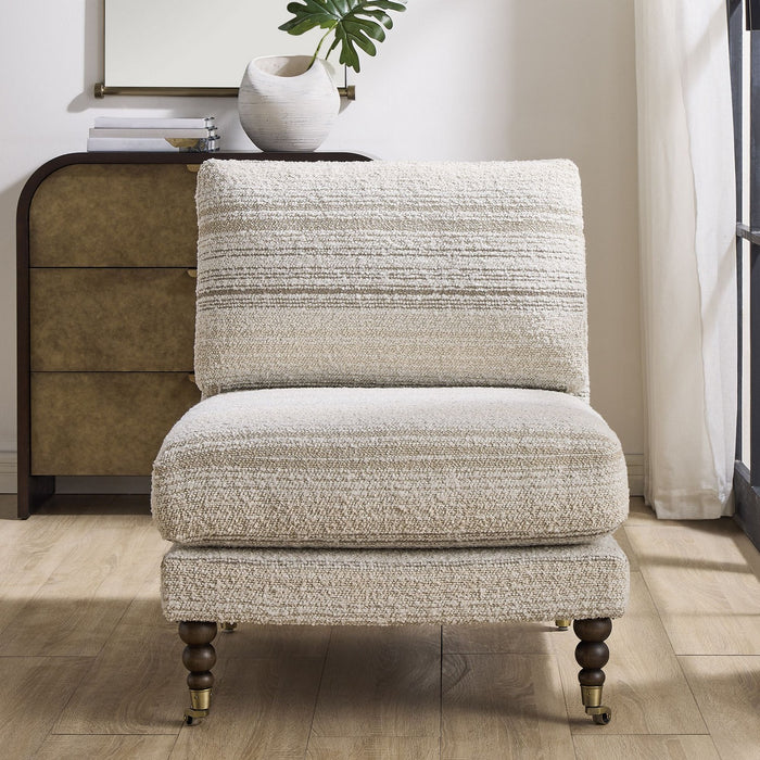 Uttermost - 53081 - Chair - Chatsworth - Warm Walnut With Brass