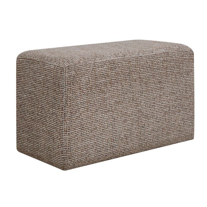 Uttermost - 53115 - Ottoman - Kelce - Caramel, Onyx, And Cream