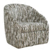 Uttermost - 53118 - Swivel Chair - Mari - Green, Caramel, And Ivory
