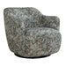Uttermost - 53141 - Swivel Chair - Ansel - Sage, Blue, And Blush