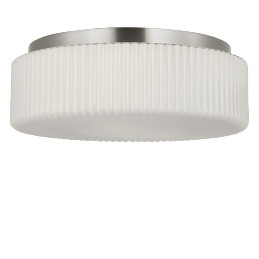 Axira Two Light Flush Mount Brushed Nickel