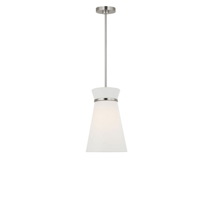 Generation Lighting - GLP1751BNE - One Light Pendant - Fynn - Brushed Nickel