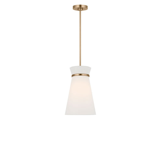 Fynn One Light Pendant Satin Brass