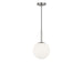 Generation Lighting - GLP1821BN - One Light Pendant - Nube - Brushed Nickel
