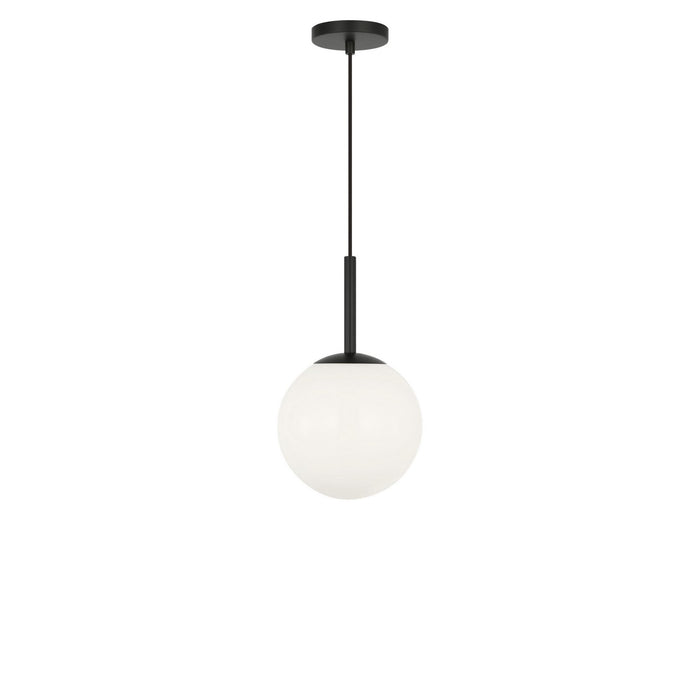 Generation Lighting - GLP1821MBKE - One Light Pendant - Nube - Midnight Black