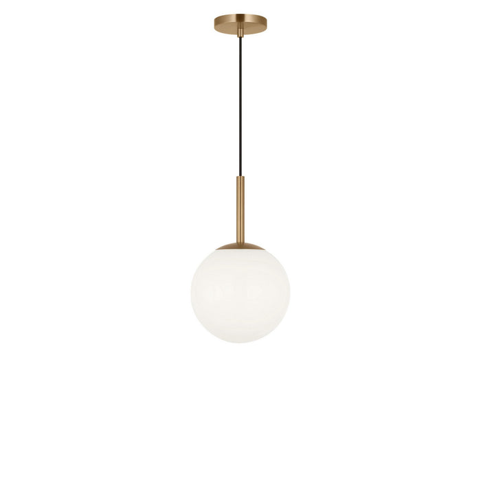 Generation Lighting - GLP1821SB - One Light Pendant - Nube - Satin Brass