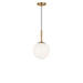 Generation Lighting - GLP1821SB - One Light Pendant - Nube - Satin Brass