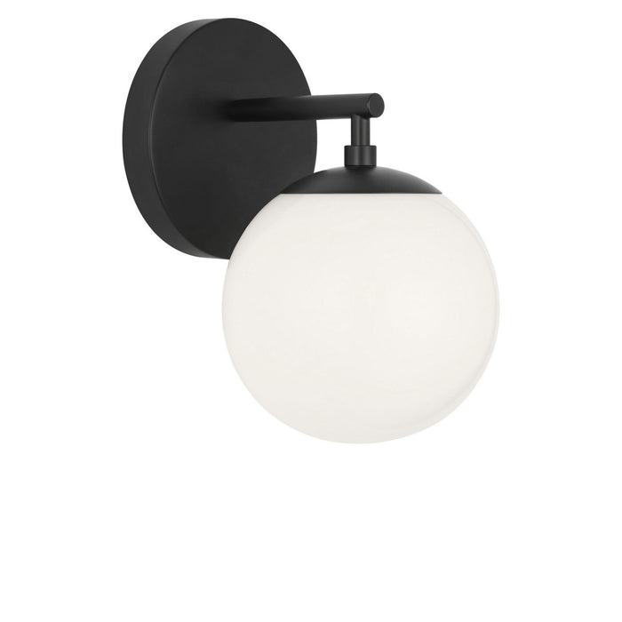 Generation Lighting - GLV1831MBKE - One Light Vanity - Nube - Midnight Black