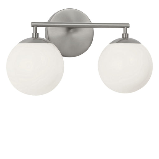 Generation Lighting - GLV1842BNE - Two Light Vanity - Nube - Brushed Nickel