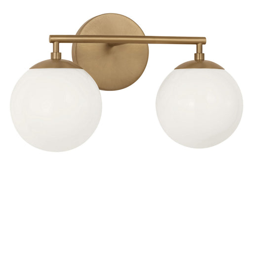 Nube Two Light Vanity Satin Brass
