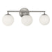 Generation Lighting - GLV1853BN - Three Light Vanity - Nube - Brushed Nickel