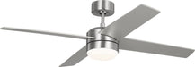 Generation Lighting - 4LNIR52BSAWD - 52" Ceiling Fan - Loni - Brushed Steel