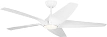 Generation Lighting - 5DLWCSM56RZWD - 56" Ceiling Fan - Dellwood - Matte White