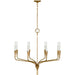 Visual Comfort Signature - CHC 5502GI - LED Chandelier - Aiden - Gilded Iron