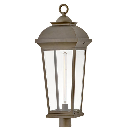 Hawthorne LED Post Mount Blackened Brass