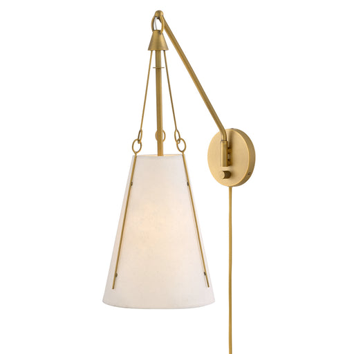 Danvers LED Wall Sconce Lacquered Dark Brass