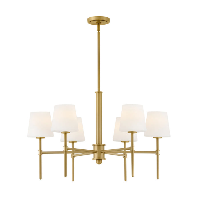 Hinkley - 46955LCB - LED Linear Pendant - Saunders - Lacquered Brass