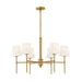 Hinkley - 46955LCB - LED Linear Pendant - Saunders - Lacquered Brass