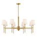 Hinkley - 46956LCB - LED Chandelier - Saunders - Lacquered Brass