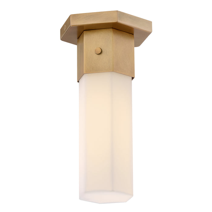 Hinkley - 46992HB - LED Flush Mount - Facet - Heritage Brass