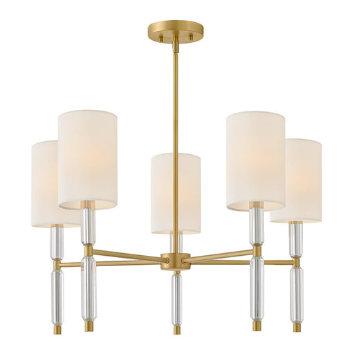 Anika LED Chandelier Lacquered Brass