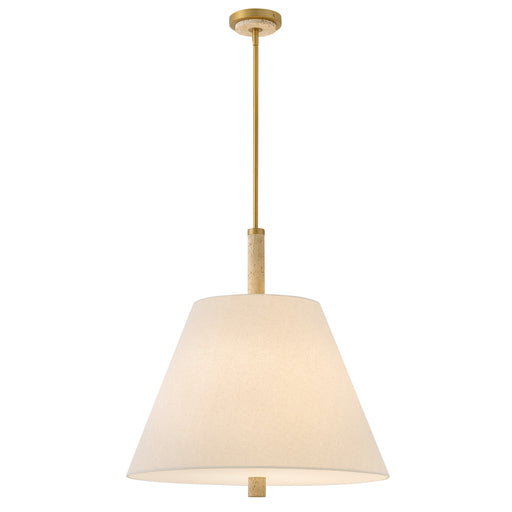Bruna LED Chandelier Lacquered Brass