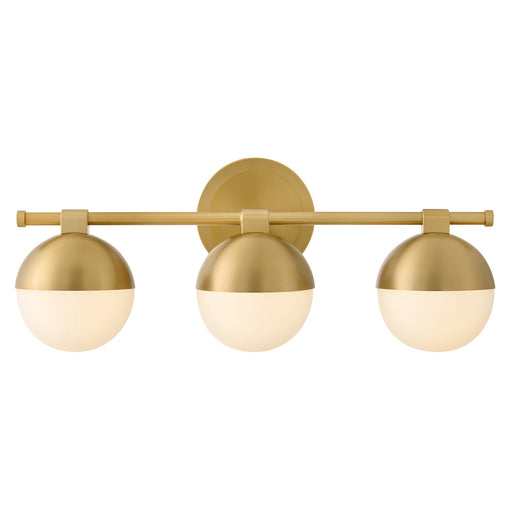 Bowie LED Vanity Lacquered Brass