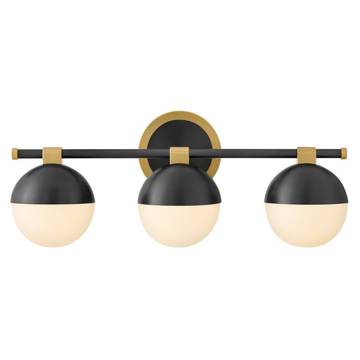 Bowie LED Vanity Lacquered Brass