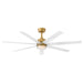 Hinkley - 910656FHB-LDD - 56" Smart Fan - Current - Heritage Brass