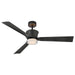 Hinkley - 910956FMB-LDD - 56" Smart Fan - Vosh - Matte Black
