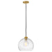 Lark - 83018LCB - LED Pendant - Rumi - Lacquered Brass