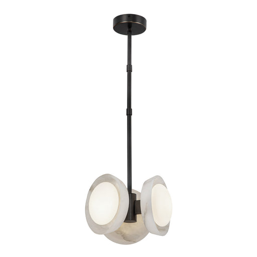 Alora - PD320313UBAR-UNV - LED Pendant - Alonso - Urban Bronze/Alabaster