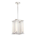 Alora - PD339415PNCR-UNV - LED Pendant - Sabre - Polished Nickel/Ribbed Glass