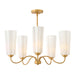 Lark - 83715DA - LED Chandelier - Honey - Distressed Brass