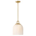 Lark - 83897LCB - LED Pendant - Paige - Lacquered Brass
