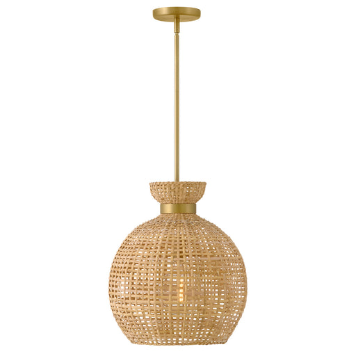Effie LED Pendant Lacquered Brass