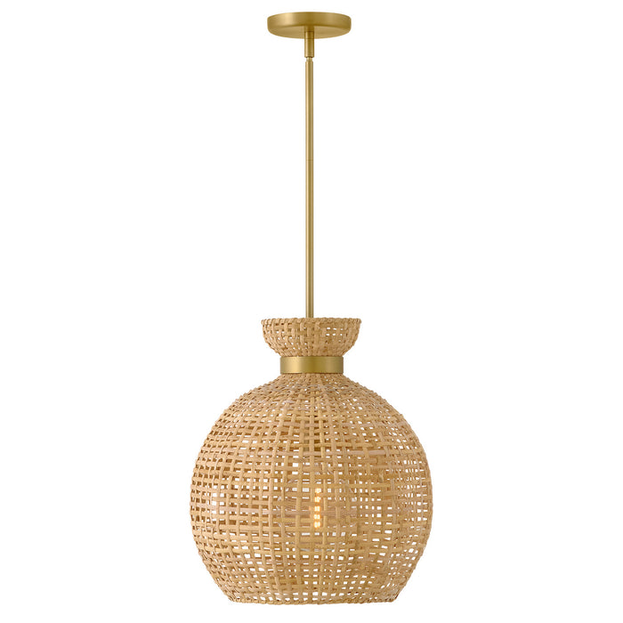 Lark - 84164LCB - LED Pendant - Effie - Lacquered Brass