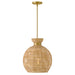 Lark - 84164LCB - LED Pendant - Effie - Lacquered Brass