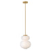 Lark - 84257LCB - LED Pendant - Nadia - Lacquered Brass