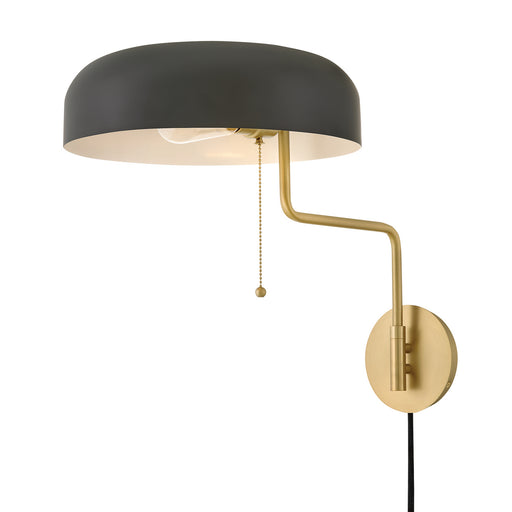 Ledger LED Wall Sconce Lacquered Brass