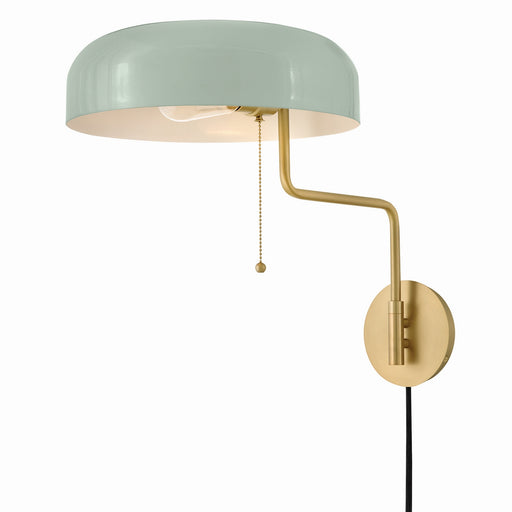 Ledger LED Wall Sconce Lacquered Brass