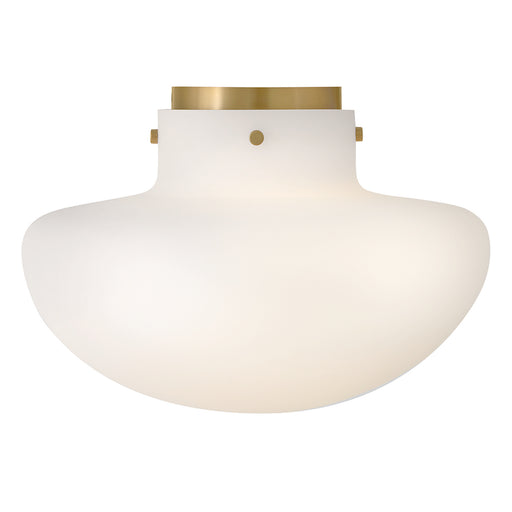 Molly LED Semi-Flush Mount Lacquered Brass