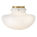 Lark - 84491LCB - LED Semi-Flush Mount - Molly - Lacquered Brass